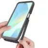 Tech-Protect Defense Samsung Galaxy A17 strapabíró tok kijelzővédő kerettel, fekete