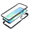 Tech-Protect Defense Samsung Galaxy A17 strapabíró tok kijelzővédő kerettel, fekete