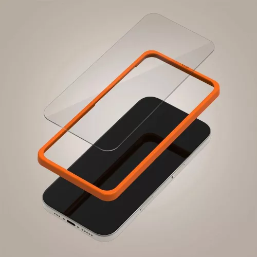 Tech-Protect Supreme Easy Set Samsung Galaxy A17 kijelzővédő üvegfólia felhelyező kerettel, átlátszó (3db)