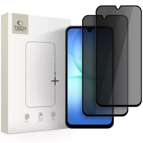   Tech-Protect GLASS SPY+ Privacy Samsung Galaxy A17 kijelzővédő üvegfólia, betekintésgátló, fekete (2db)