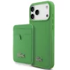 Lacoste Iconic Petit Pique Apple iPhone 17 Pro Max MagSafe tok + kártyatartó pénztárca, zöld
