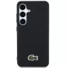 Lacoste Iconic Petit Pique Woven Logo Samsung Galaxy S25 MagSafe tok, fekete