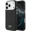 Lacoste Iconic Petit Pique Metal Logo Apple iPhone 17 Pro Max MagSafe tok kameravédő peremmel, fekete