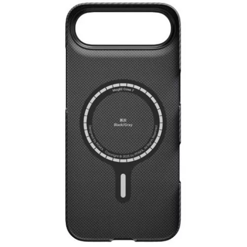 Pitaka Ultra-Slim MagSafe Apple iPhone Air (2025) hátlap tok, fekete-szürke