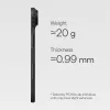 Pitaka Ultra-Slim MagSafe Apple iPhone Air (2025) hátlap tok, fekete-szürke