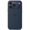 Apple iPhone 17 Pro Max gyári szilikon tok, MagSafe, sötétkék