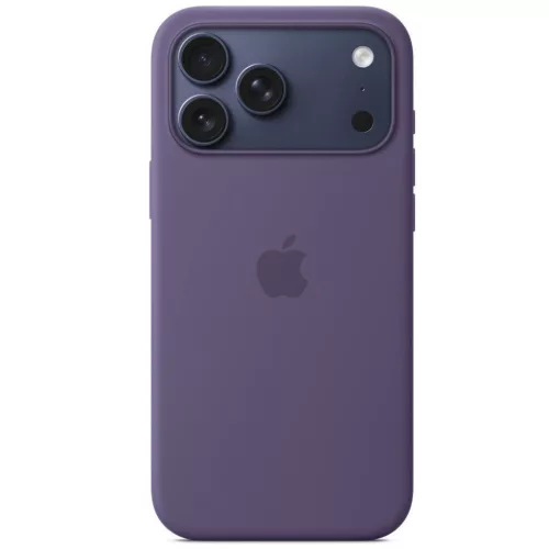 Apple iPhone 17 Pro Max gyári szilikon tok, MagSafe, lila