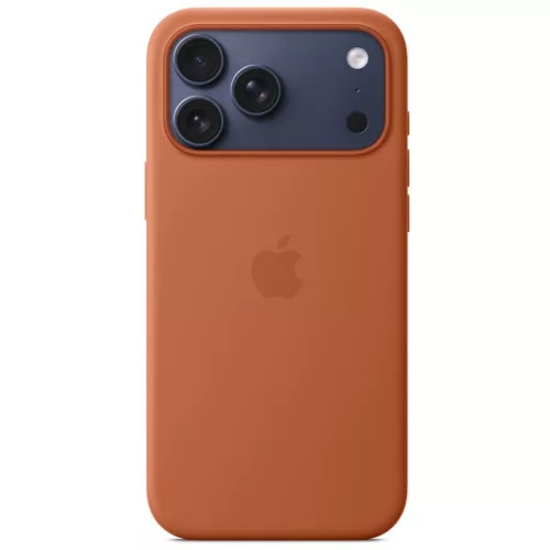 Apple iPhone 17 Pro gyári szilikon tok, MagSafe, terrakotta
