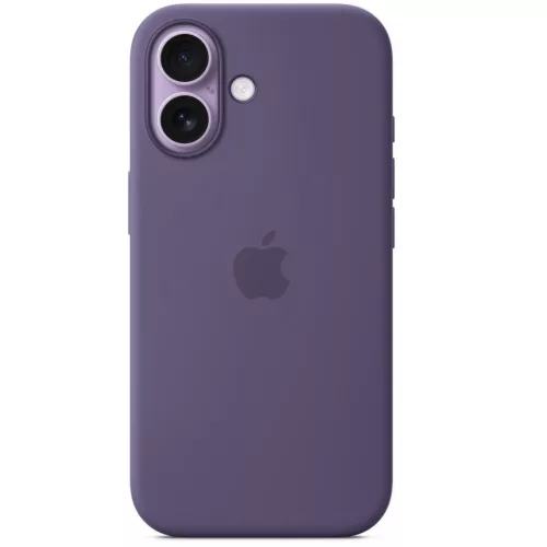Apple iPhone 17 gyári szilikon tok, MagSafe, lila