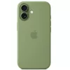 Apple iPhone 17 gyári szilikon tok, MagSafe, világoszöld