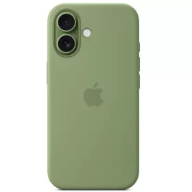 Apple iPhone 17 gyári szilikon tok, MagSafe, világoszöld