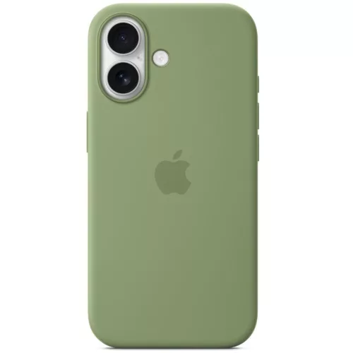 Apple iPhone 17 gyári szilikon tok, MagSafe, világoszöld