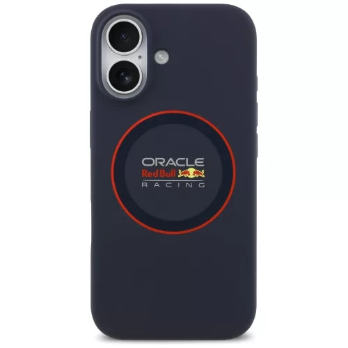 Red Bull Silicone Red Ring Apple iPhone 17 MagSafe tok, tengerészkék