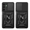 Tech-Protect Camshield Pro Xiaomi Redmi 15 4G / Redmi 15 5G strapabíró tok kameravédelemmel, kitámasztóval, fekete