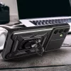 Tech-Protect Camshield Pro Xiaomi Redmi 15 4G / Redmi 15 5G strapabíró tok kameravédelemmel, kitámasztóval, fekete