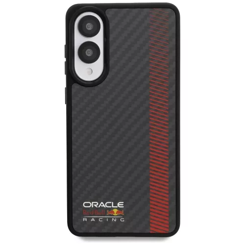 Red Bull Real Carbon Fiber Powerbar Samsung Galaxy S25 Edge MagSafe tok, fekete