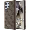 Guess 4G Big Logo Samsung Galaxy S24 Ultra hátlap tok, barna