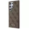 Guess 4G Big Logo Samsung Galaxy S24 Ultra hátlap tok, barna
