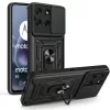 Tech-Protect Camshield Pro Motorola G86 strapabíró tok kameravédelemmel, kitámasztóval, fekete