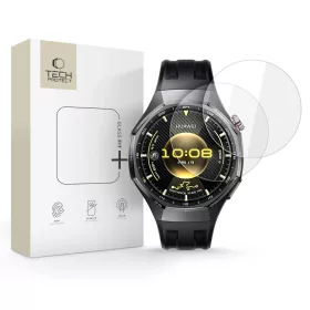   Tech-Protect Glass Fit+ Huawei Watch GT 6 Pro (46mm) kijelzővédő üvegfólia, átlátszó (2db)