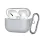 Tech-Protect AirPods Pro 3 szilikon tok, karabinerrel, szürke
