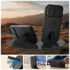 Tech-Protect Kevlar Aura Apple iPhone 17 MagSafe tok kameravédelemmel, kitámasztóval, fekete-narancs