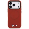 BMW M FW Metal Logo Apple iPhone 17 Pro Max MagSafe hátlap tok, piros