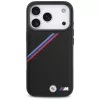 BMW M Tricolor Metal Logo Apple iPhone 17 Pro MagSafe hátlap tok, fekete