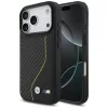 BMW M Carbon Line & Logo Apple iPhone 17 Pro Max MagSafe hátlap tok, fekete-sárga