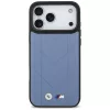 BMW M Quilted Logo Apple iPhone 17 Pro Max MagSafe hátlap tok, kék