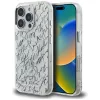 Karl Lagerfeld IML Karl Script Pattern iPhone 16 Pro hátlap tok kameravédelemmel, fehér