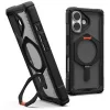 UAG Plasma XTE Apple iPhone 17 hátlap tok kitámasztóval, MagSafe, black/pop orange