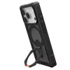 UAG Plasma XTE Apple iPhone 17 Pro Max hátlap tok kitámasztóval, MagSafe, black/pop orange