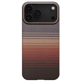   Pitaka Ultra Slim Apple iPhone 17 Pro hátlap tok, Aramid, MagSafe, sunset
