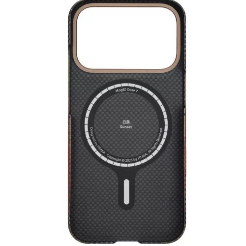 Pitaka Ultra Slim Apple iPhone 17 Pro hátlap tok, Aramid, MagSafe, sunset