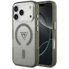 Guess IML Gradient Triangle Logo Apple iPhone 17 Pro hátlap tok kameravédő peremmel, MagSafe, khaki