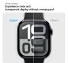 Spigen EliteShield EZ Fit Apple Watch 11 / Watch 10 42mm kijelzővédő fólia felhelyező kerettel (2db)