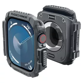   Spigen Rugged Armor Apple Watch 11 / Watch 10 46mm tok, Dark Grey, szürke