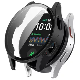   Tech-Protect Defense360 Samsung Galaxy Watch7 (44mm) ütésálló tok, kijelzővédő felülettel, fekete