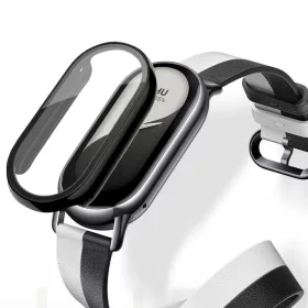   Tech-Protect Defense360 Xiaomi Smart Band 9 ütésálló tok, kijelzővédő felülettel, fekete