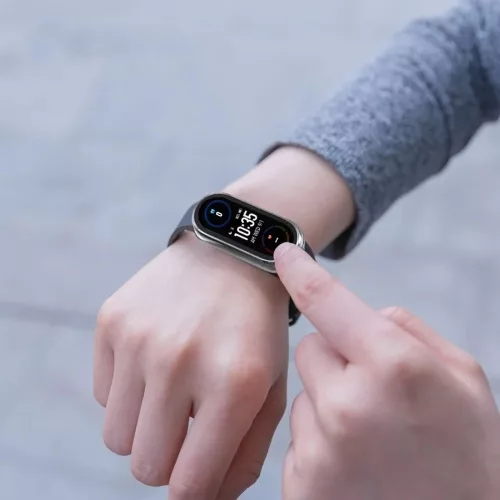 Tech-Protect Defense360 Xiaomi Smart Band 9 ütésálló tok, kijelzővédő felülettel, fekete