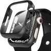Tech-Protect Defense360 Apple Watch 7 / 8 / 9 (45mm) ütésálló tok, kijelzővédő felülettel, fekete