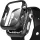 Tech-Protect Defense360 Apple Watch 7 / 8 / 9 (45mm) ütésálló tok, kijelzővédő felülettel, fekete