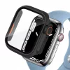 Tech-Protect Defense360 Apple Watch 4 / 5 / 6 / SE / SE2 / SE3 (44mm) ütésálló tok, kijelzővédő felülettel, fekete-narancs