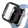 Tech-Protect Defense360 Apple Watch 4 / 5 / 6 / SE / SE2 / SE3 (44mm) ütésálló tok, kijelzővédő felülettel, fekete-narancs