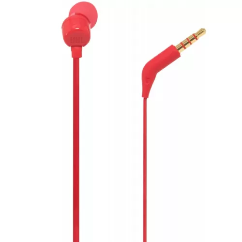 JBL T160 Vezetékes Jack 3,5mm headset / fülhallgató mikrofonnal, piros