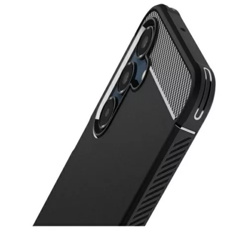 Spigen Rugged Armor Samsung Galaxy A17 tok, Matte Black, fekete