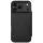 Nillkin Qin Pro Apple iPhone 17 Pro Max bőr flip tok, fekete