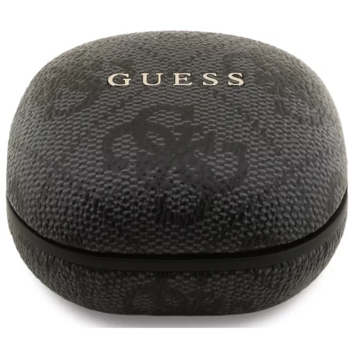 Guess PU 4G Script Logo ENC TWS vezeték nélküli fülhallgató, fekete-arany