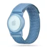 Tech-Protect Nylon Apple Airtag / Airtag 2 tok szíjjal gyerekeknek, kék